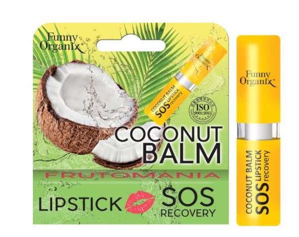 Изображение товара Бальзам для губ Funny Organix Sos Recovery 3,5г Бальзам для губ Funny Organix Sos Recovery 3,5г фотография