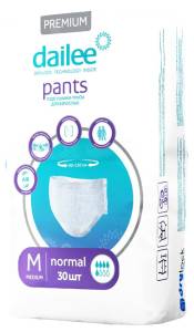 Трусы для взрослых Dailee Pants premium Normal M 30шт
