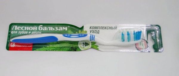 Изображение товара Зубная щетка ЛЕСНОЙ БАЛЬЗАМ Комплексный уход мягкая Зубная щетка ЛЕСНОЙ БАЛЬЗАМ Комплексный уход мягкая фотография